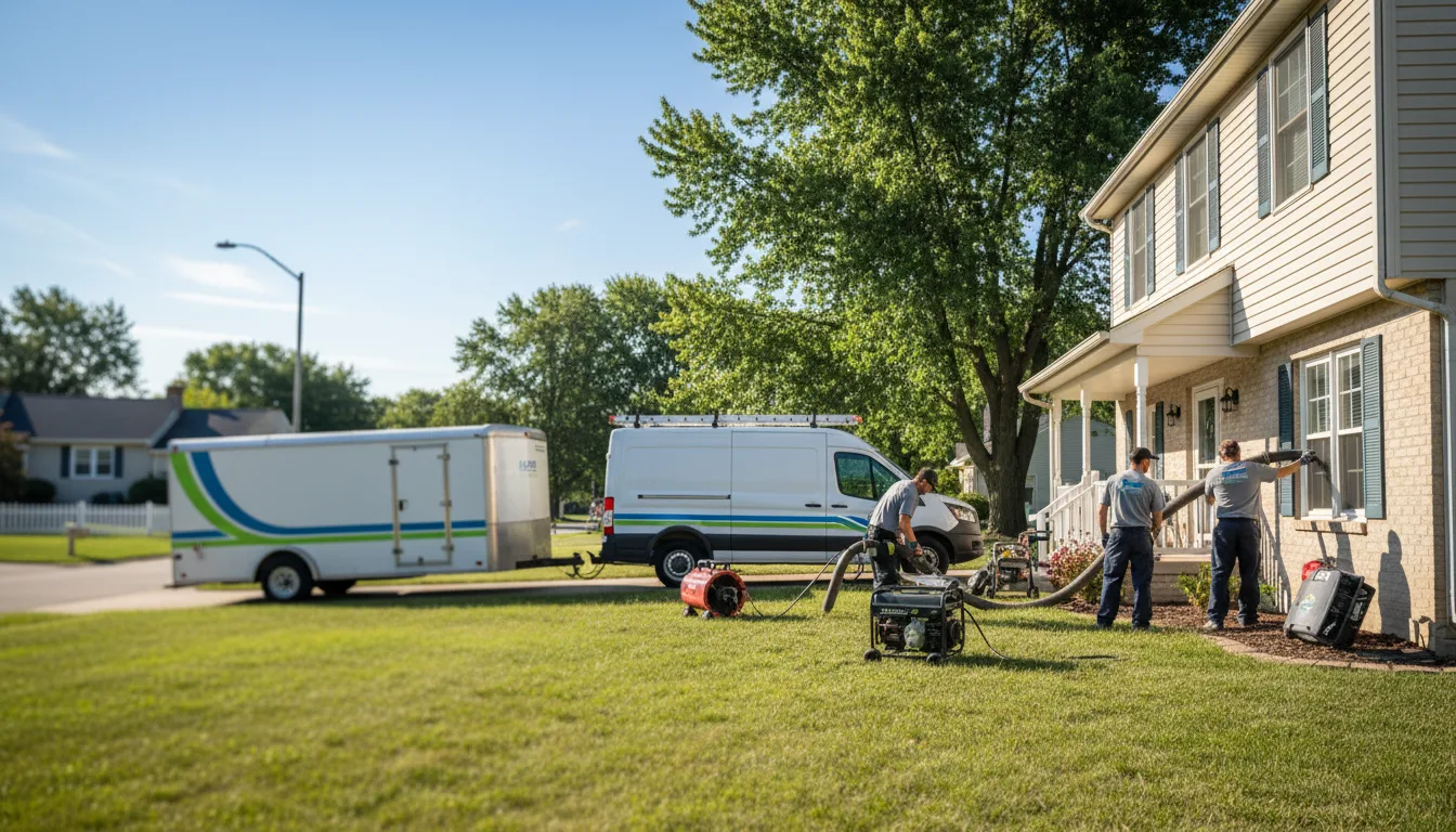 Flooded Basement Restoration And Cleanup With Repair in Redding, IA near me